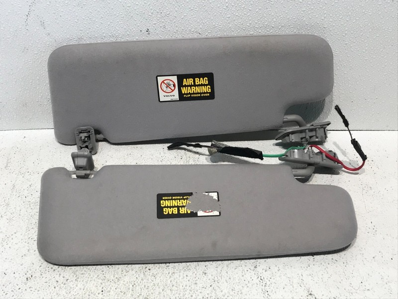 05-09 Volvo S60 S80 V70 XC70 Driver Left Right Passenger Side Sun Visor Pair Set