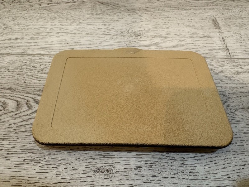 Mercedes 107 560SL Fuse Box Cover Door Lid Beige Right 1075453100