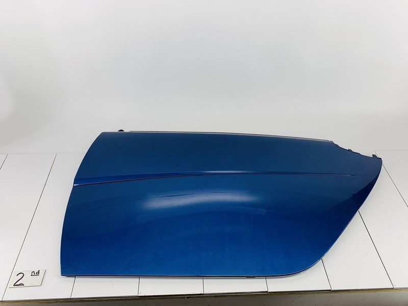 08-13 SMART FORTWO FRONT LEFT DRIVER SIDE DOOR SHELL COVER ELECTRIC BLUE OEM #72
