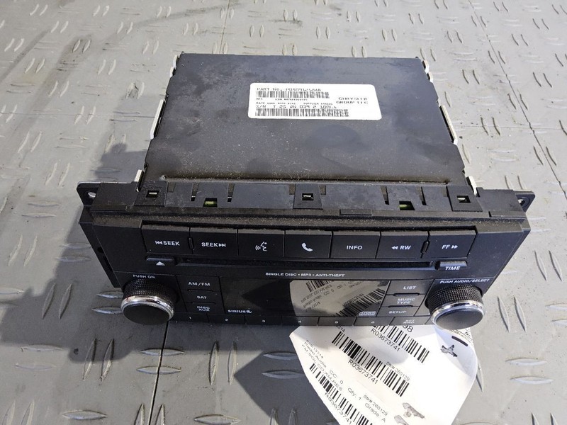 2012-2020 Dodge Caravan Radio Receiver Radio With Telematics w/o Navigation