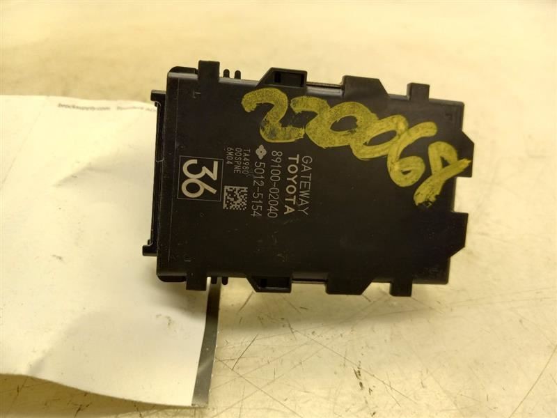 17-18 TOYOTA COROLLA LE 1.8L FWD AT NETWORK GATEWAY CONTROL MODULE ECM