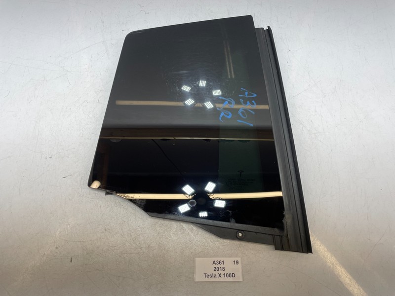 ✅ 16-20 OEM Tesla Model X Rear Right Passenger Side Door Quarter Window Glass