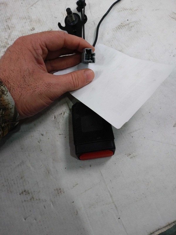 2015 Land Rover Range Rover OEM Grey Seat Belt LR077447 85k Miles