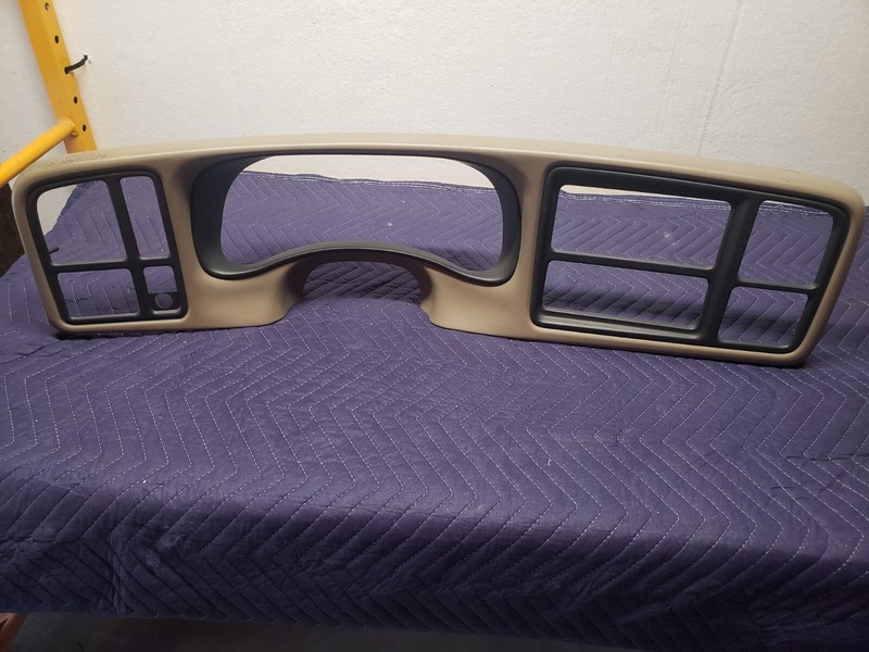 Tan Speedometer Dash Bezel OEM 2001 Chevrolet Suburban silverado