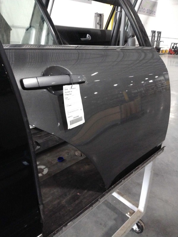 2015 INFINITI Q40 Rear Right Door Grey Used OEM 353623 118K Miles