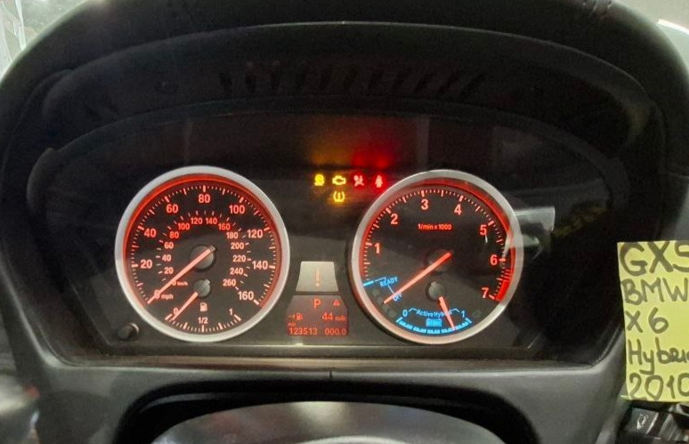 2010-2011 BMW E72 X6 HYBRID INSTRUMENT CLUSTER GAUGE SPEEDOMETER 9216664