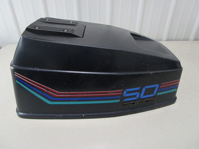 Force Outboard US Marine 50 Hp Engine Cowling Motor Cover Top Hood Cap 1980's
