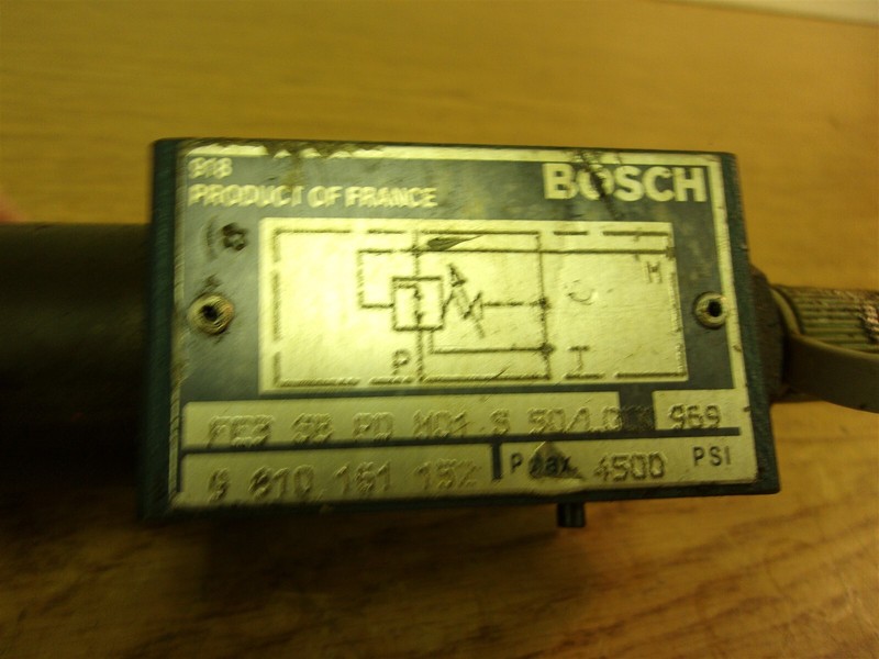 Bosch FE3 SB PD M01S Hydraulic Valve 50/1.0CK 969 *FREE SHIPPING*