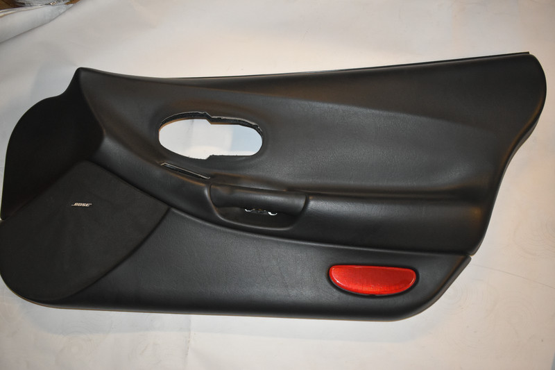1997-2004 C5 Corvette RIGHT PASSENGER Side Door Trim Panel, Black, LH - OEM