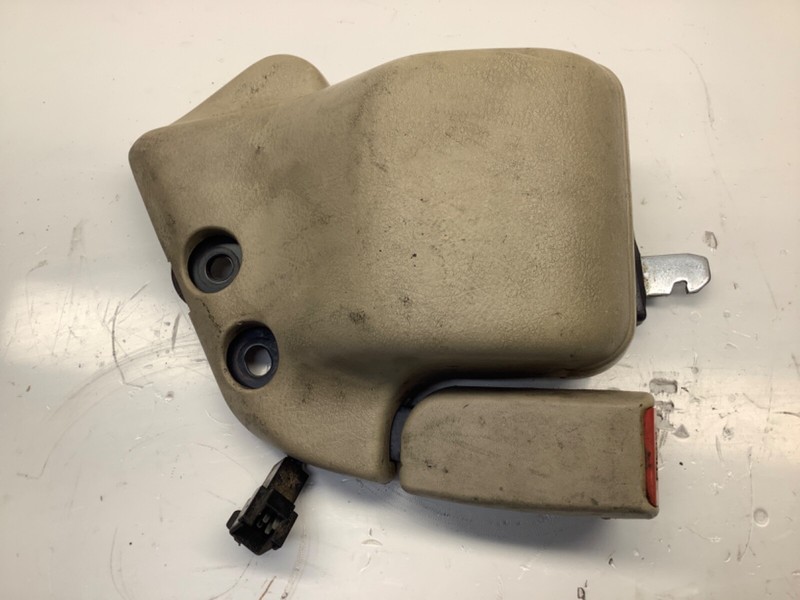 90-93 Acura Integra 2D Seat Belt Buckle Set Left Front Beige OEM