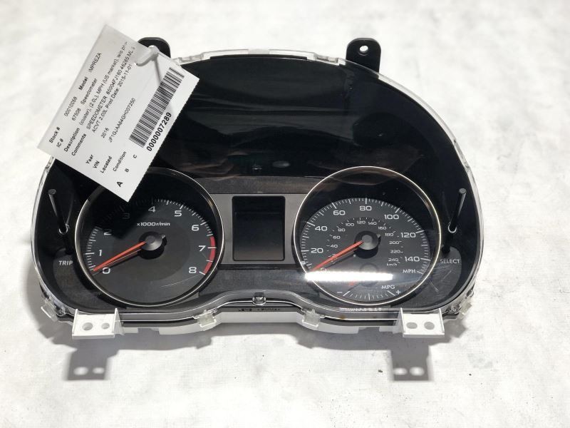 Speedometer Cluster MPH US Market CVT ID 85004FJ160 Fits 16 IMPREZA 9498