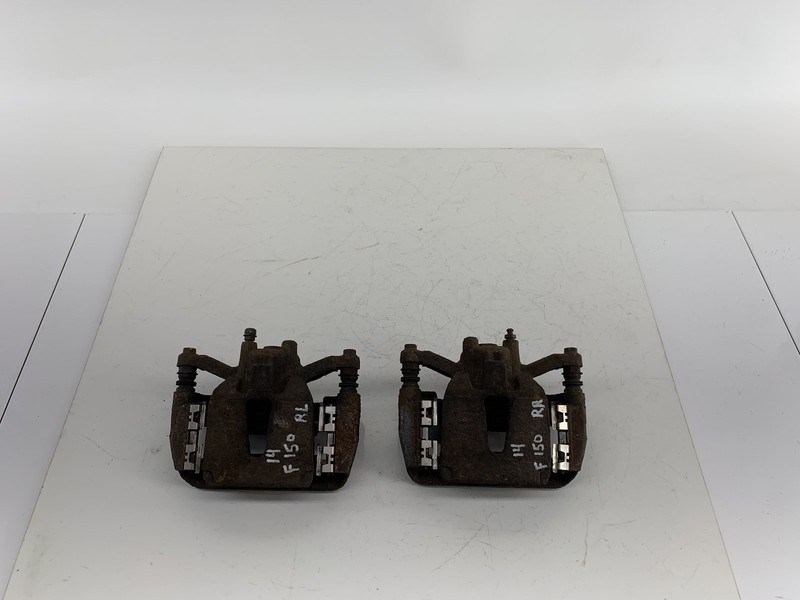 12-14 FORD F-150 4WD REAR RIGHT & LEFT SIDE ABS BRAKE CALIPER SET OF 2 OEM