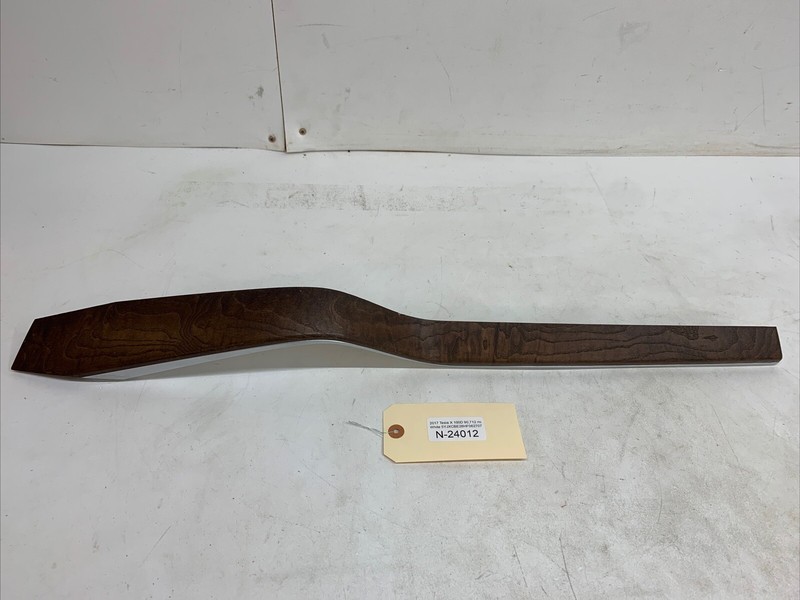 ⚡️16-20 TESLA X FRONT LEFT ASH BURL INTERIOR DOOR TRIM OEM 1035788-09-C 24012 U8