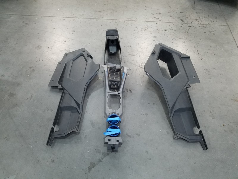 2022 Polaris RZR Pro R Premium Center Console Assembly / Billet Drink #6984 R1