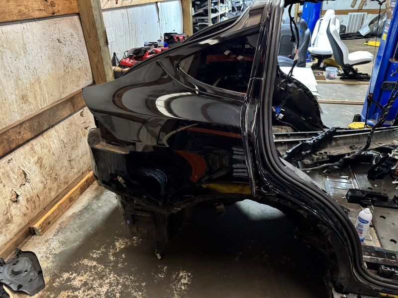 🌟21-23 Tesla Model X Rear Right Quarter Panel Body Structural Metal Cut 16203