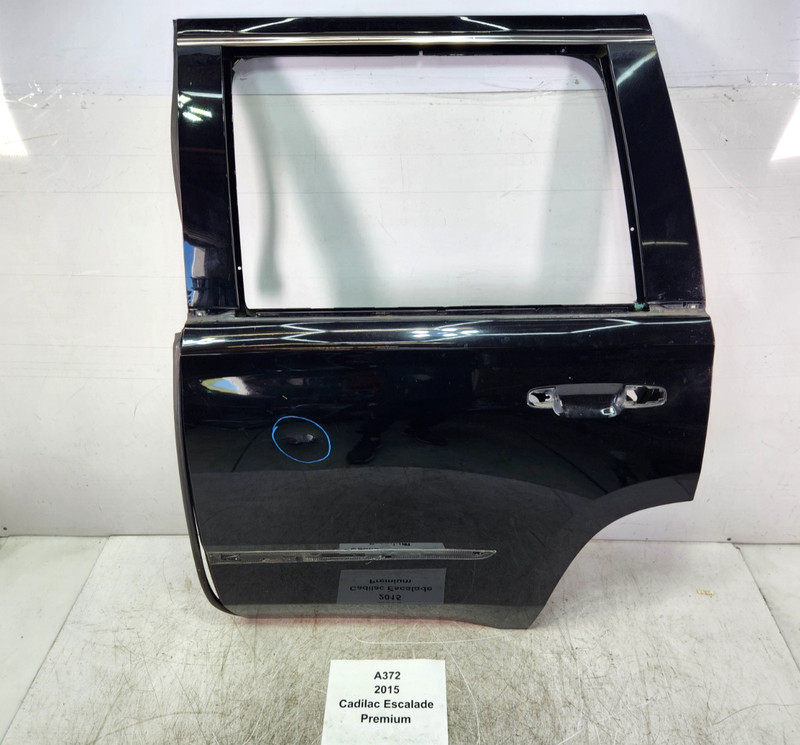✅ 15-20 OEM Cadillac Escalade Rear Left Driver Side Door Shell Panel Black*
