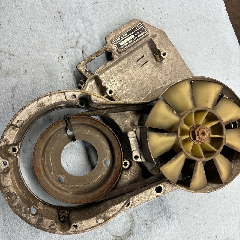1980’s Ski-Doo Vintage Snowmobile 377 Motor Side Cover Fan Stator Cover Good 11