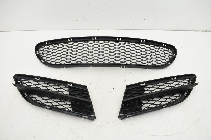2008 BMW 335xi E90 FRONT LOWER LEFT RIGHT CENTER GRILLE GRILL SET OEM KW70