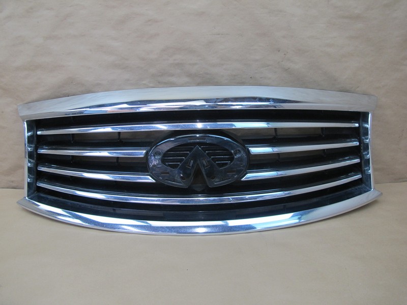 2014-2015 INFINITI QX60 2.5L HYBRID FRONT BUMPER CHROME GRILLE 62310-3JV0B