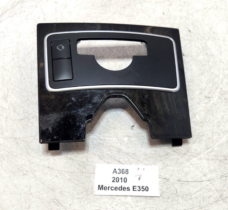 ✅ 10-13 OEM Mercedes W212 E350 Center Console Switch Trim Bezel Wood