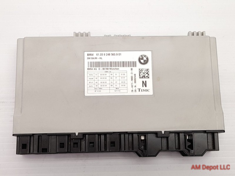 2011 BMW 535i 528i 550i M5 F10 Front Seat Module Heated w Memory 61359459673