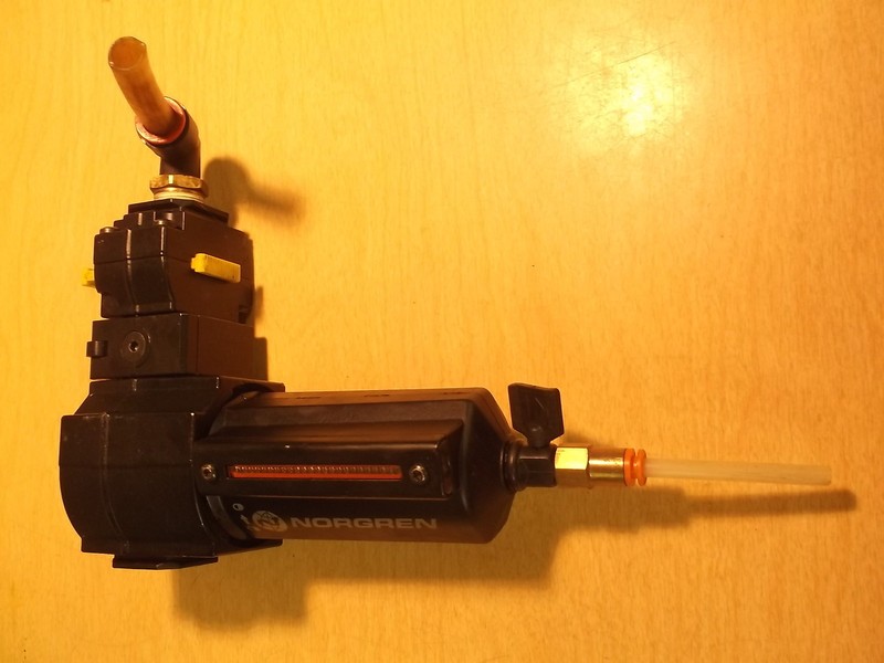 Norgren T73E-4AA-P1N Lubricator and Shut Off Valve Assemby F74G-4AN-QD3