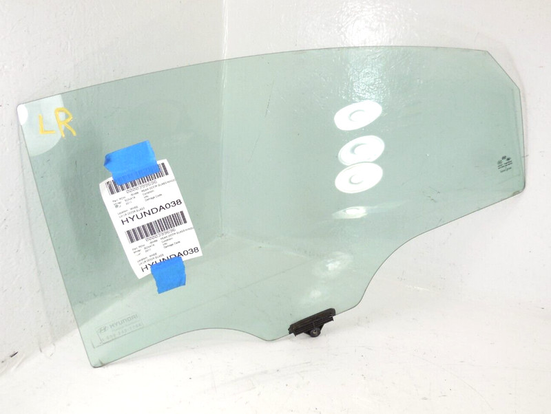 2011-2015 Hyundai Sonata Rear Door Window Glass Driver Left LH OEM