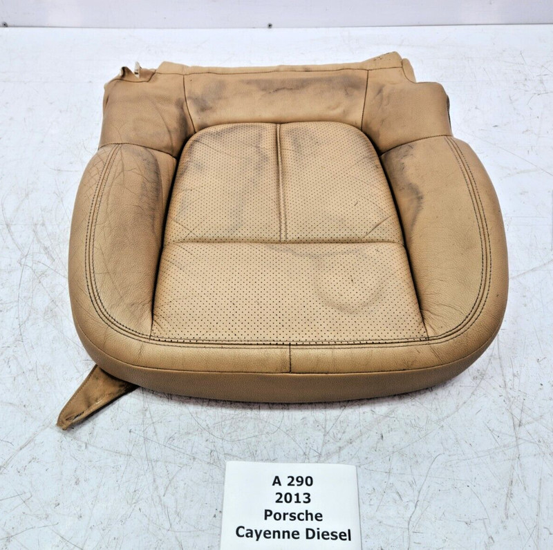✅ 11-18 OEM Porsche Cayenne 958 Front Right Passenger Lower Seat Beige NOTE*