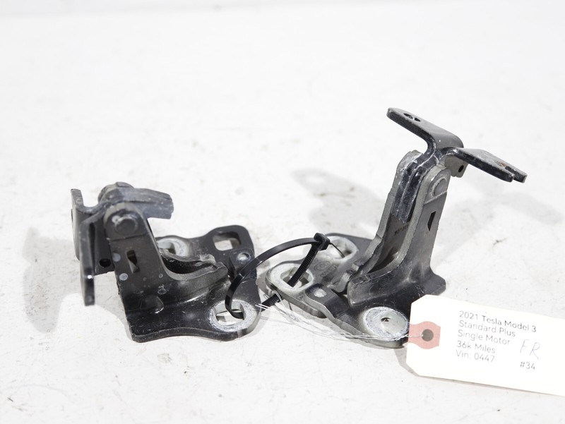 2017 - 2023 TESLA MODEL 3 FRONT RIGHT SIDE DOOR HINGE SUPPORT SET OF 2 OEM 🚗