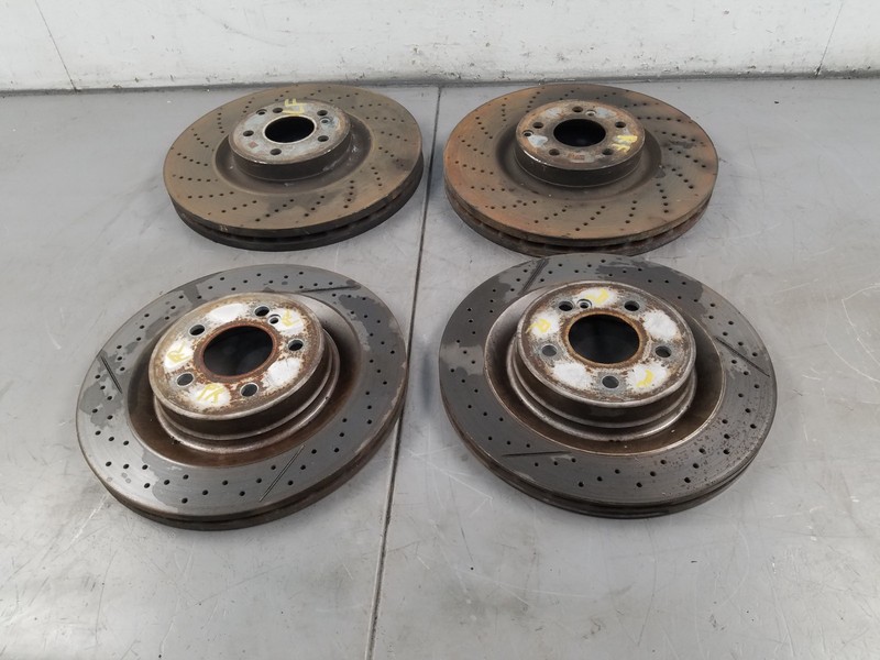 2012 Mercedes Benz AMG C 63 Brake Rotor Set #0967 G4