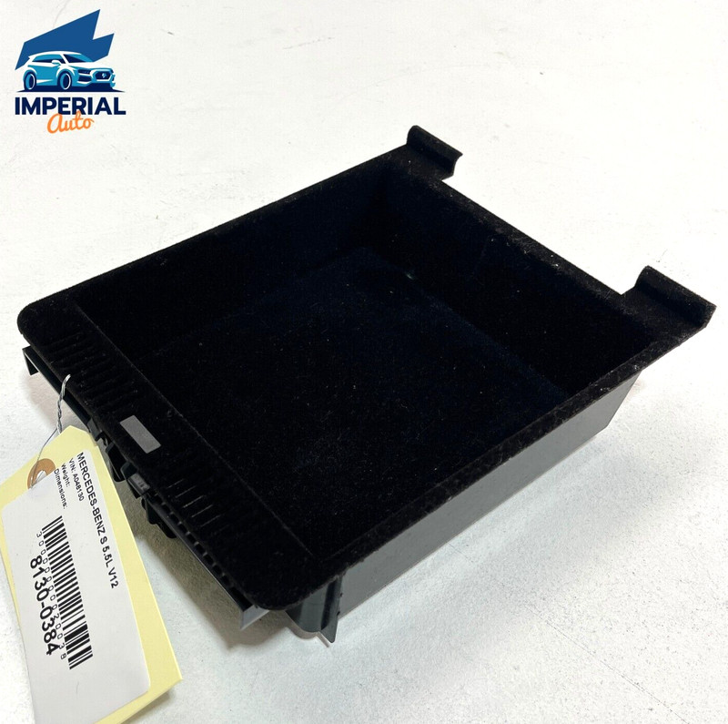 Mercedes W221 S600 Rear Seat Armrest Storage Compartment Tray OEM 2007-2009