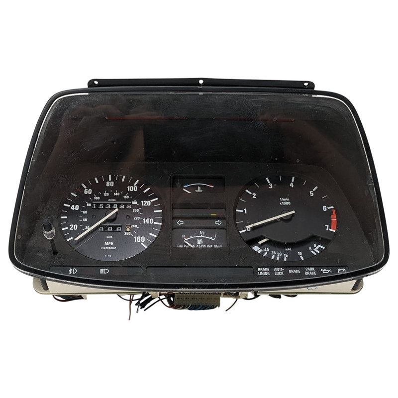 BMW E28 533I E24 633CSI E23 733I Instrument Cluster Odometer 153K Miles Tested!