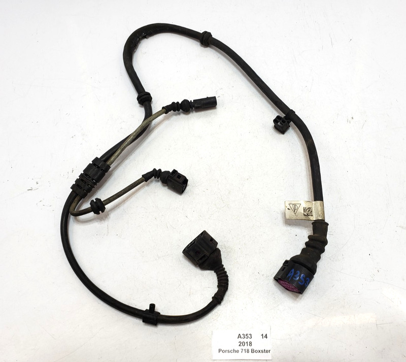 ✅ 13-24 OEM Porsche 718 Boxster 982 Rear Speed ABS Sensor Wire Harness 36k*