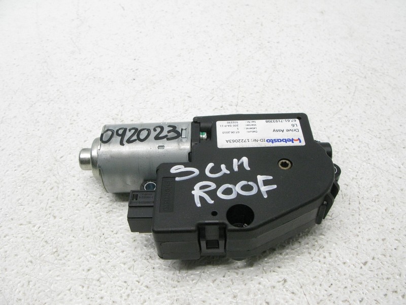 04-13 BMW E90 E92 128i 328i 650i M3 M6 SUN ROOF SHADE GLASS MOTOR OEM 092023
