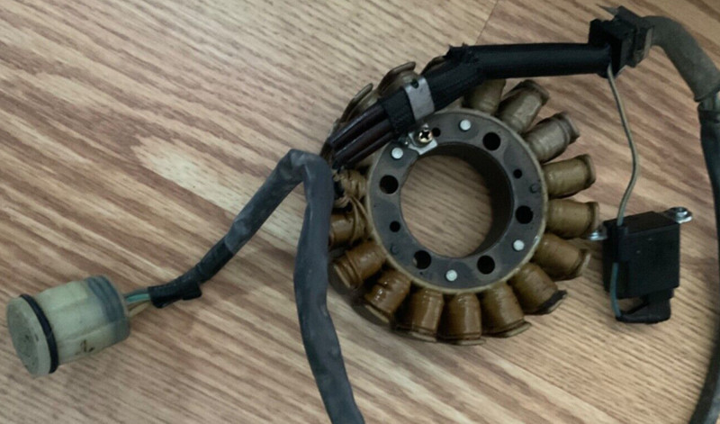 02 Honda Rubicon TRX500 TRX 500 Foreman ATV Engine Stator Cover Coil Magneto K2
