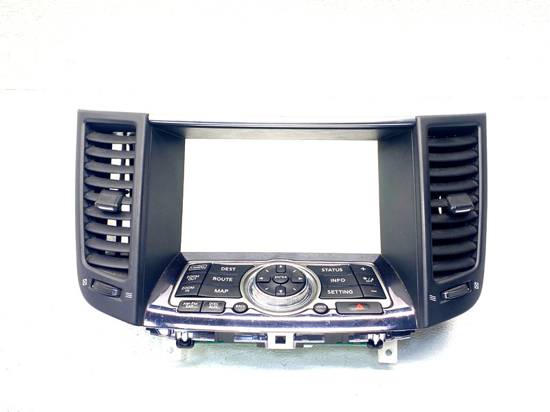 09-12 INFINITI FX35 NAVIGATION RADIO CONTROL PANEL TRIM OEM A0.48