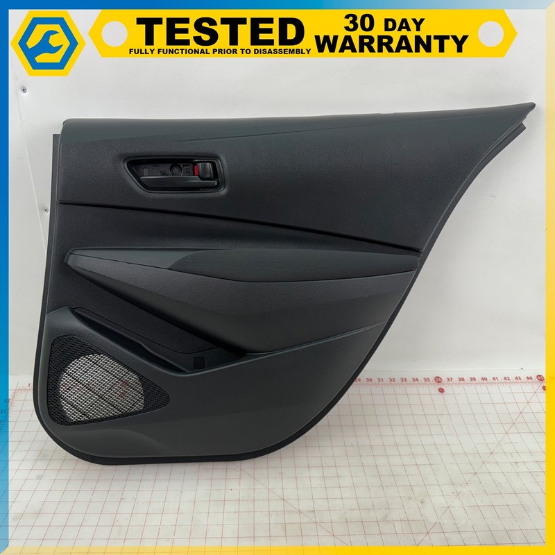 20-26 TOYOTA COROLLA SEDAN REAR RIGHT SIDE INNER DOOR PANEL BLACK OEM