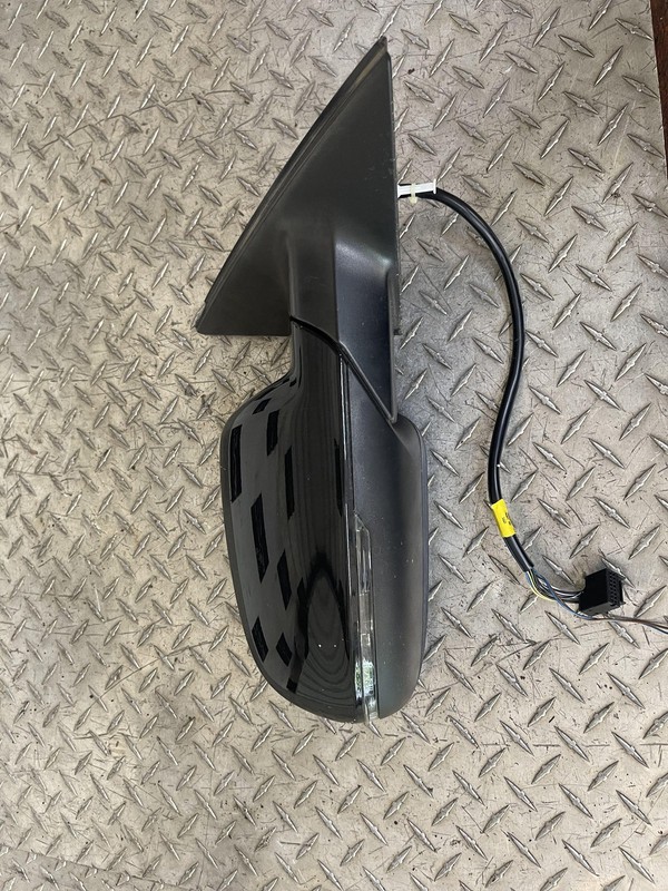 10-16 Audi A4 Memory 6XM Lane Departure Warning Passenger Side Mirror Black LY9B