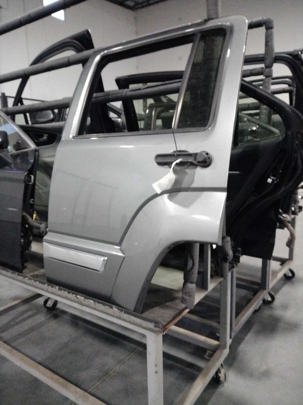 2012 Jeep Liberty Rear Left Door Grey - Good Condition, Electric, Privacy Tint