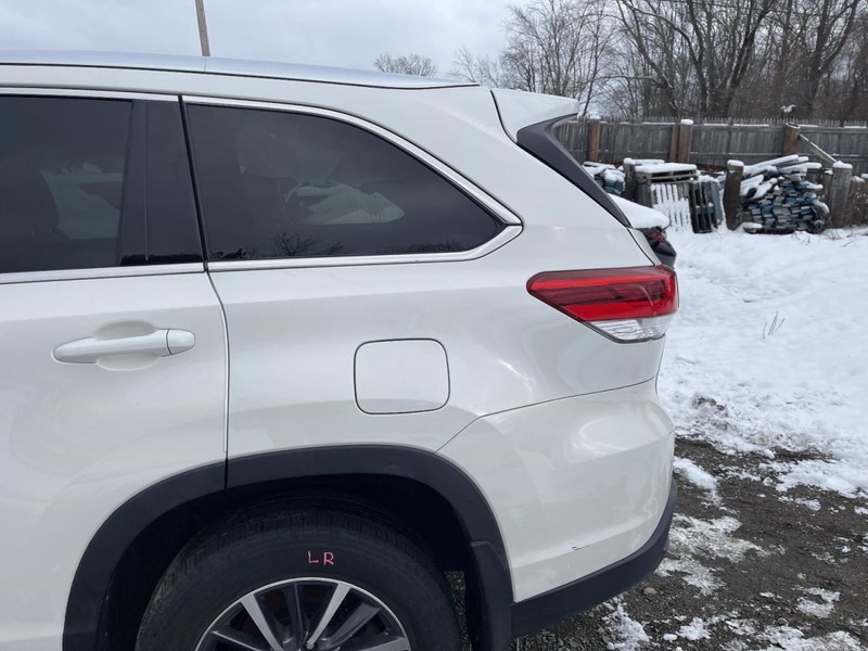 2014-19 TOYOTA HIGHLANDER LEFT QUARTER PANEL WHITE PC:070 3.5L AWD 77K XLE 61690