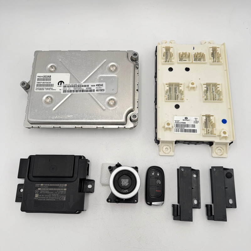 ✅2013-2024 RAM CL 1500-3500 OEM BCM ENGINE CONTROLLER MODULE IGNITION SWITCH SET