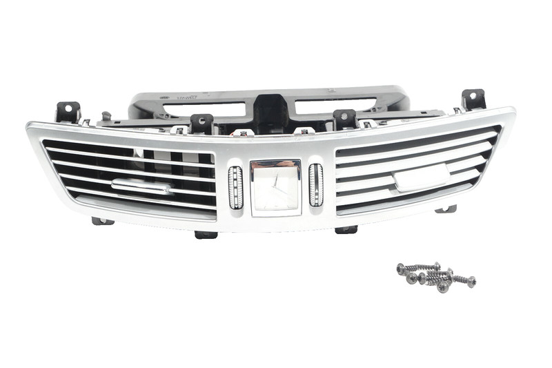 07-09 MERCEDES-BENZ S550 W221 DASH CENTER AC HEAT AIR VENT CLOCK 2218300954 OEM
