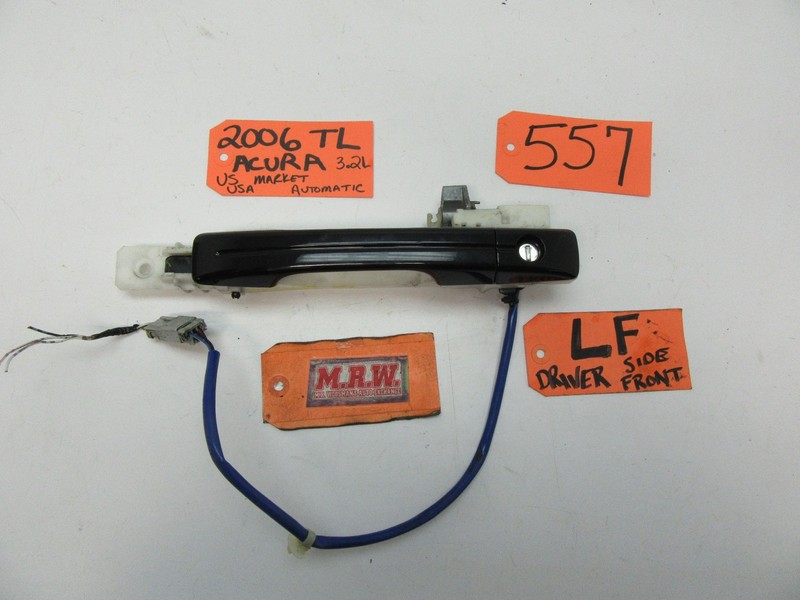 DOOR HANDLE LEFT FRONT OUTER LF LH OUTSIDE EXTERIOR BLACK fits 04 05 06 07 08 TL