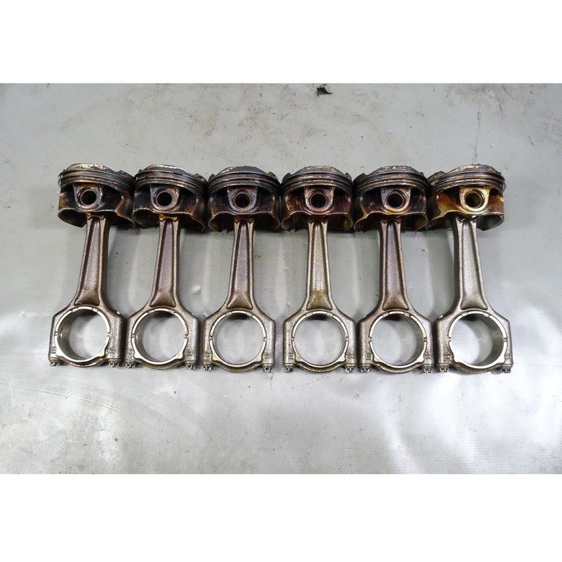 2016-2020 BMW B58 M240i 340i 540i Engine Piston & Connecting Rod Set of 6 OEM