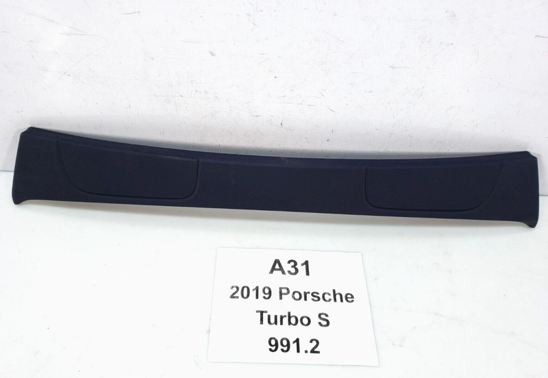 ✅12-19 OEM Porsche 991 911 Turbo S Convertible Rear Shelf Deck Trim Cover Blue