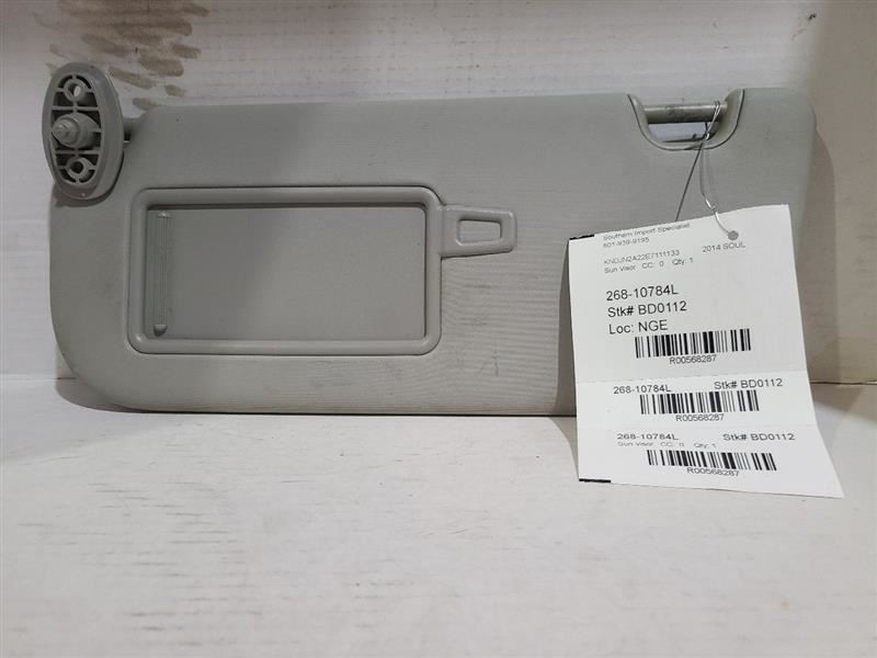 Driver Sun Visor Model Illuminated Without Sunroof Fits 14-19 SOUL 568287