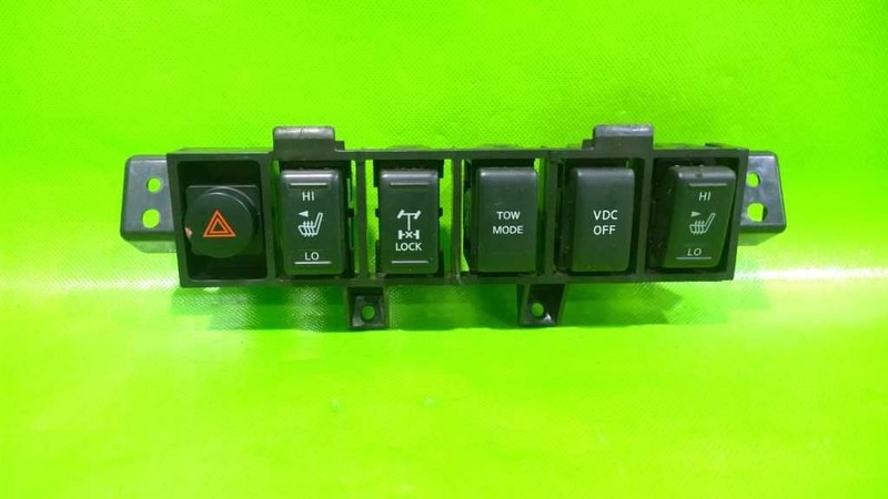 08-12 TITAN HAZARD HEATED SEAT TOW VDC SWITCH OEM 4202-6