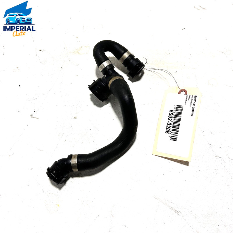 2017 - 2020 BMW 430i 440i F36Radiator Coolant Expansion Tank Water Hose OEM