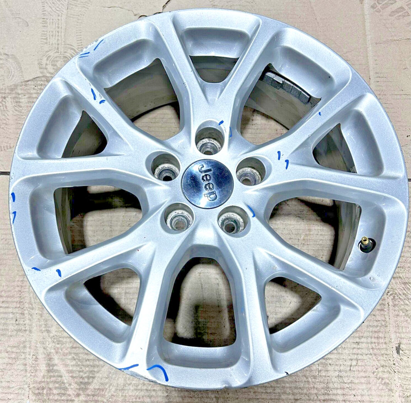 2014-18 Jeep Cherokee Wheel Alloy Rim 17" 17x7 Five Y Spoke Aluminum W/ Cap OEM