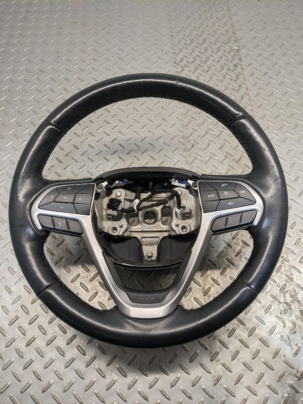 19 2019 JEEP GRAND CHEROKEE HEATED STEERING WHEEL WITH CONTROLS BLACK LE 1145747